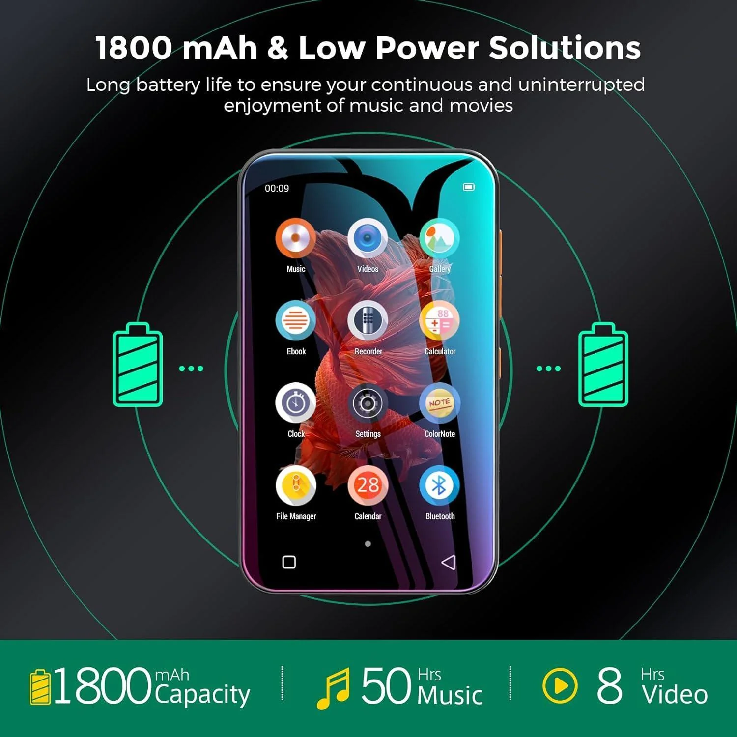 TIMMKOO Q3E  MP3 Player 72GB - Image 6